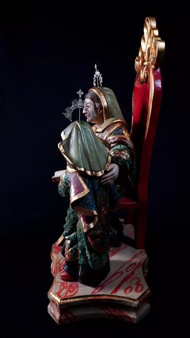 Maravilhosa Sant’Ana Mestra com Nossa Senhora Menina