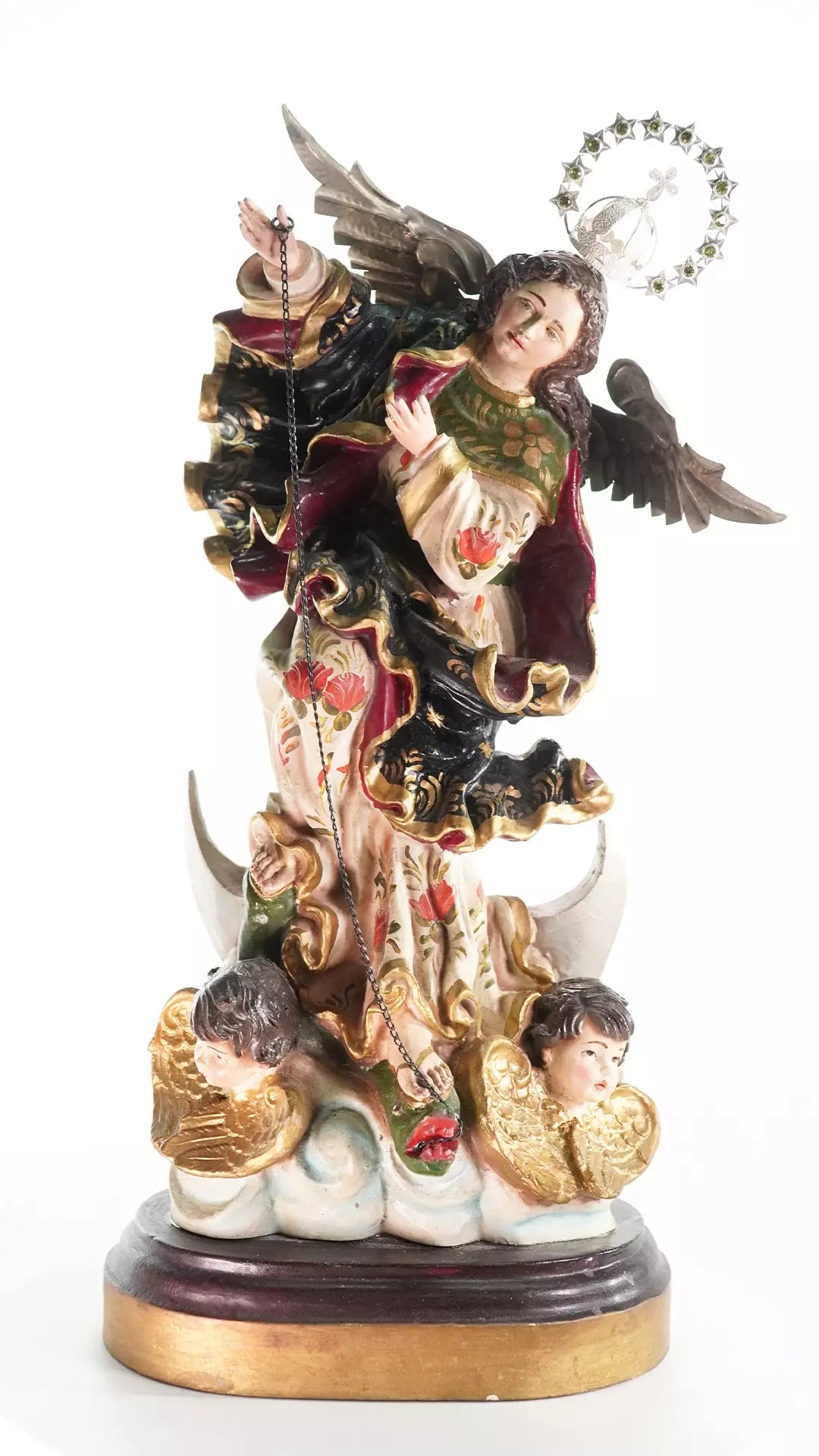 Raríssima Nossa Senhora do Apocalipse com Diadema de Peridotos