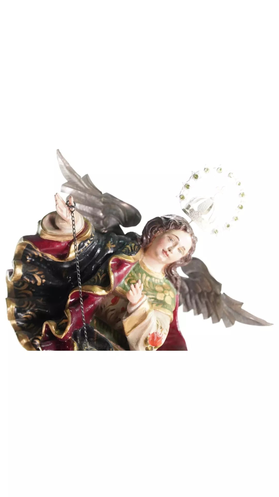 Raríssima Nossa Senhora do Apocalipse com Diadema de Peridotos